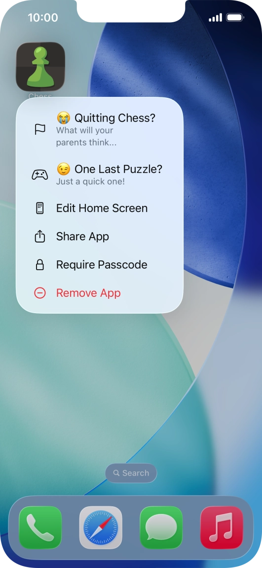 Press Require Passcode.