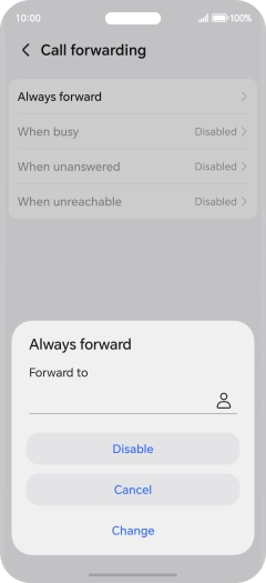 Press Disable.