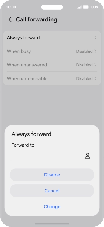Press Disable.