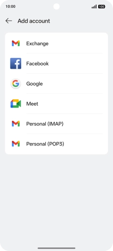 Press Google.