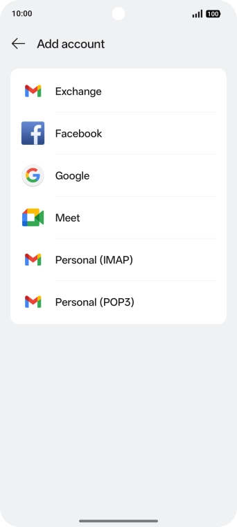 Press Google.