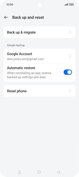 Press Reset phone.