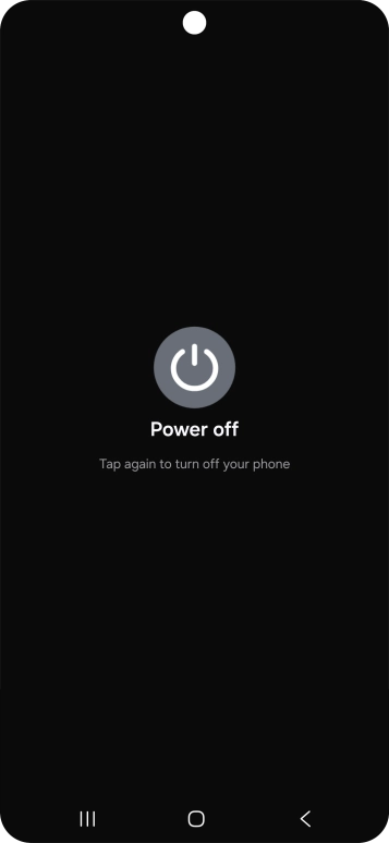 Press Power off.