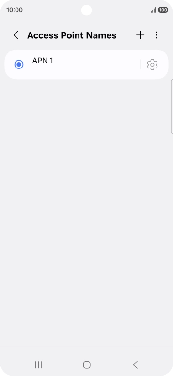 Press the add icon.