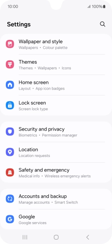 Press Location.