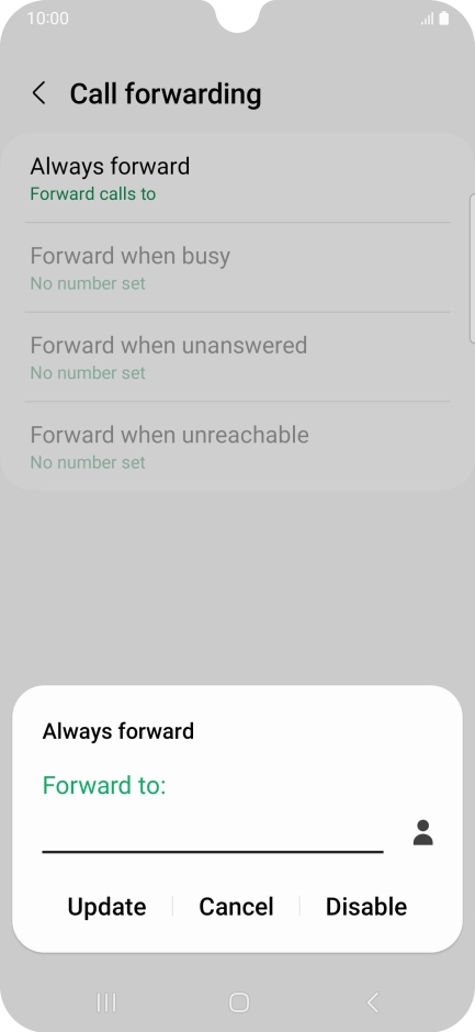 Press Disable.