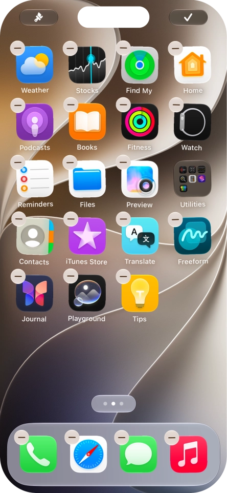Press the edit icon.
