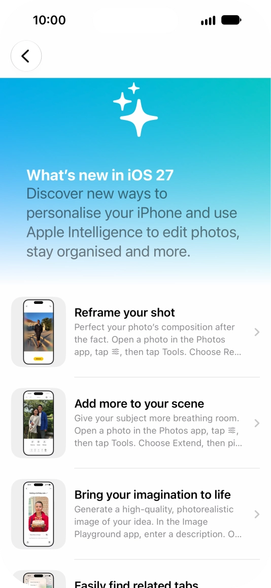 Slide your finger upwards starting from the bottom of the screen to return to the home screen.