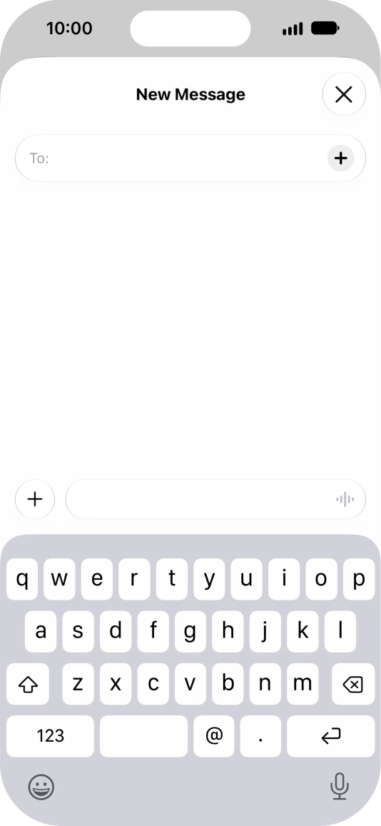 Press the add icon.