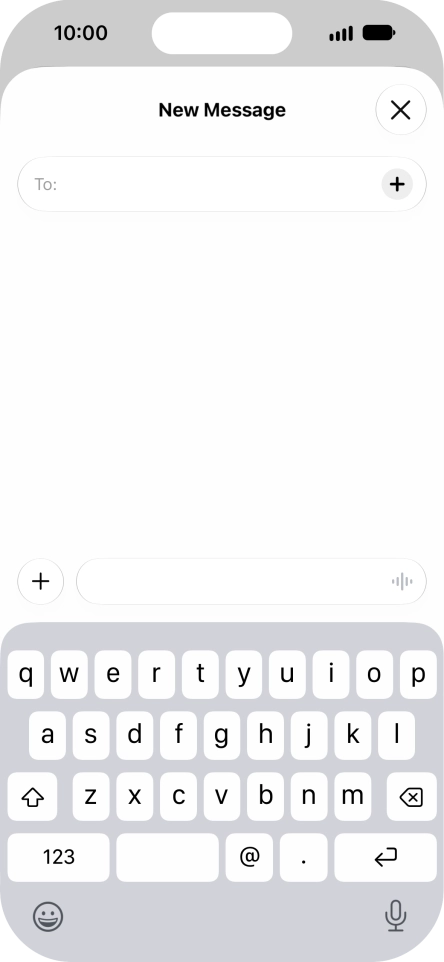 Press the add icon.