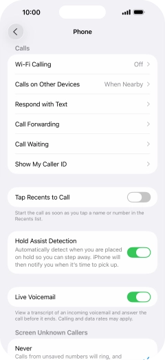 Press Wi-Fi Calling.