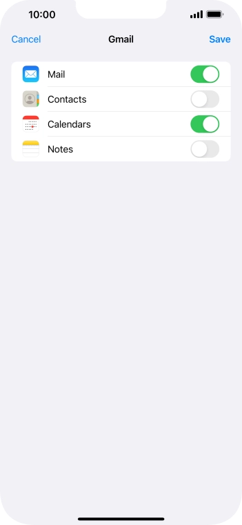 If this screen is displayed, you email account has been recognised and set up automatically. Follow the instructions on the screen to key in more information and finish setting up your phone.