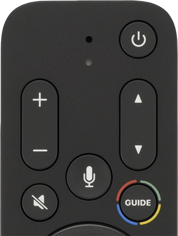 Press On/Off on the remote control.