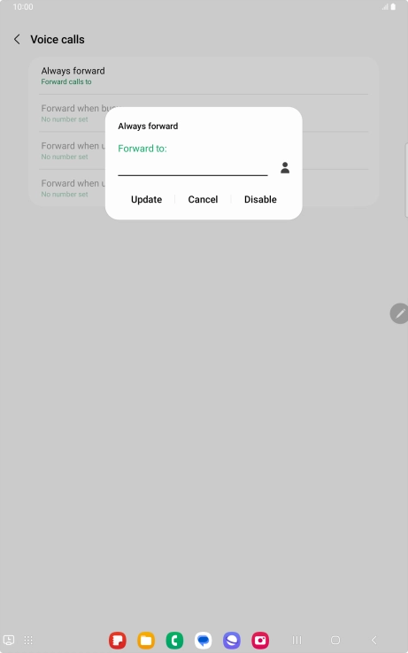 Press Disable.