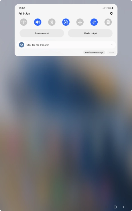 Press the drop down list.