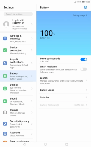 Press the Home key to return to the home screen.