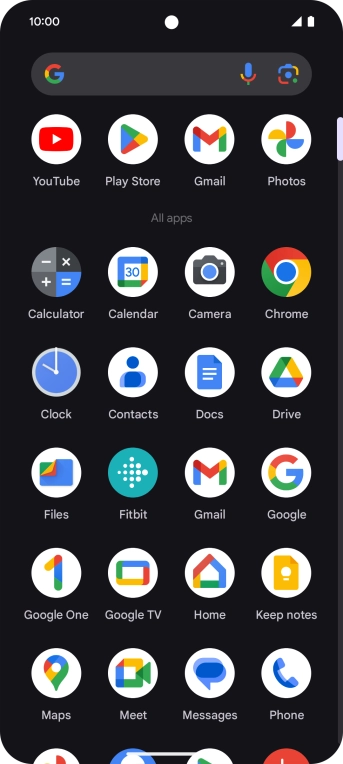 Press Play Store.