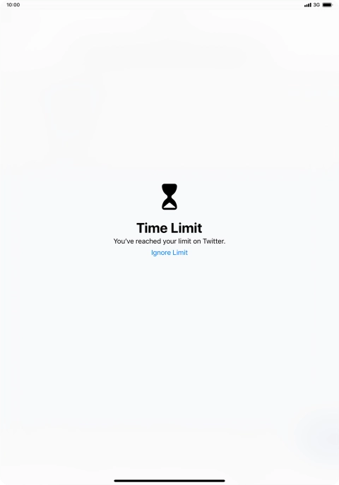 Press Ignore Limit.