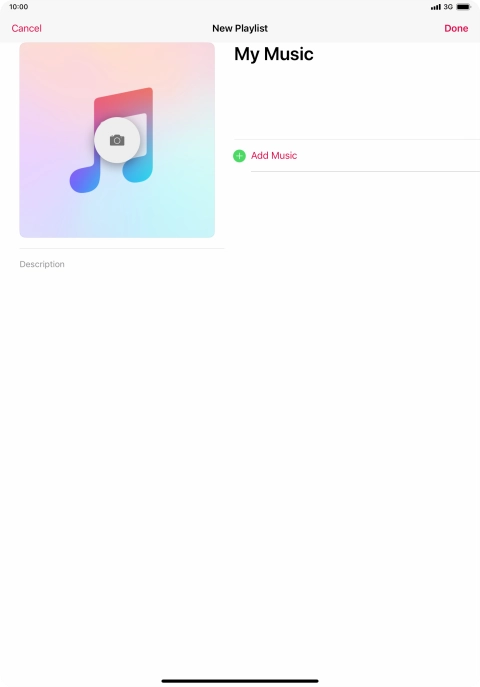 Press Add Music.