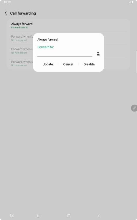 Press Disable.
