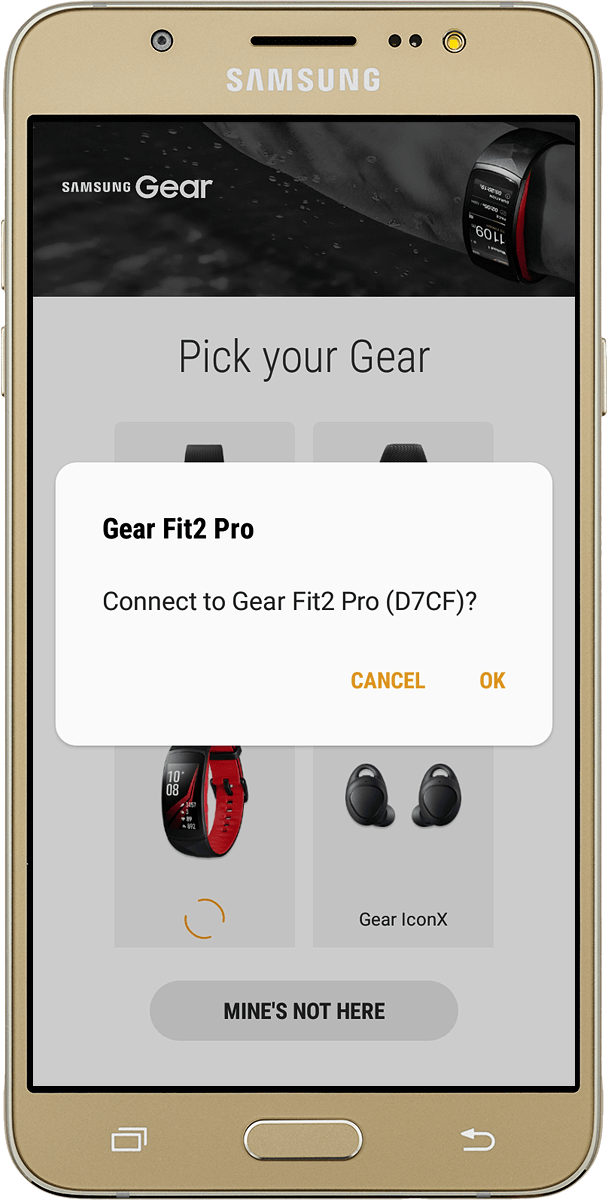 gear fit 2 pro connect to iphone