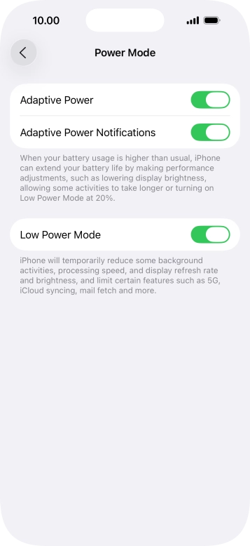 Slide your finger upwards starting from the bottom of the screen to return to the home screen.