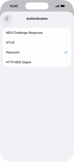 Press Password.