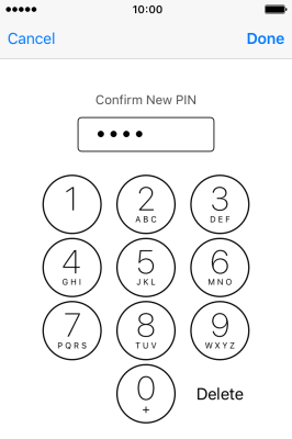 Change PIN - Apple iPhone 4S (iOS 9.0) - Telstra