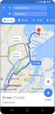 google maps on samsung active 2
