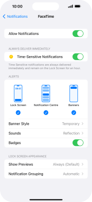 Use push notifications - Apple iPhone 14 Pro Max (iOS 16.0) - Telstra