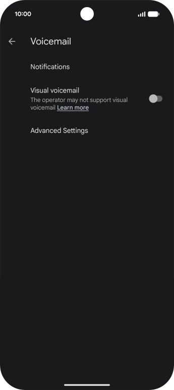 Press Advanced Settings.