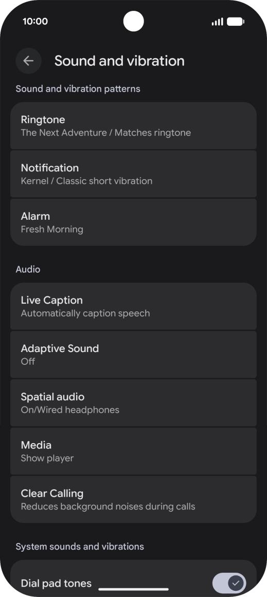 Press Ringtone.