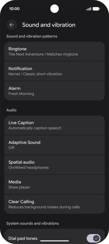 Press Ringtone.