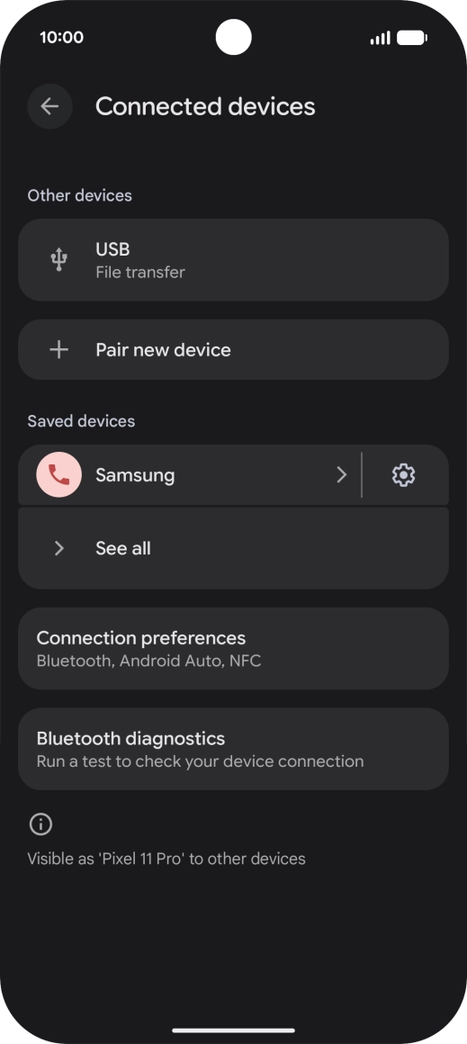 Slide your finger upwards starting from the bottom of the screen to return to the home screen.