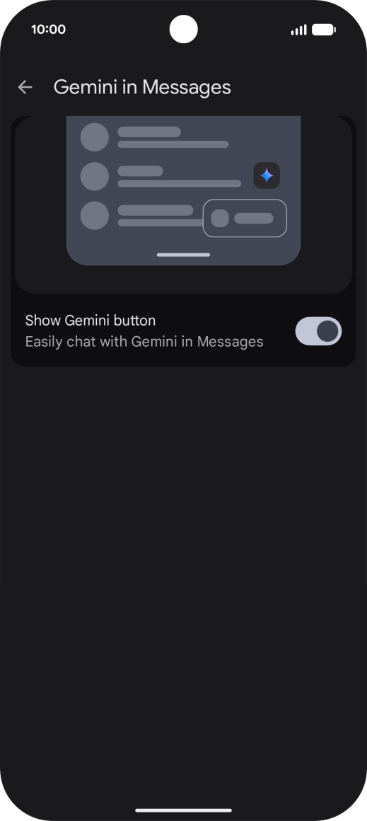 Press arrow left the necessary number of times to return to the list of messages.