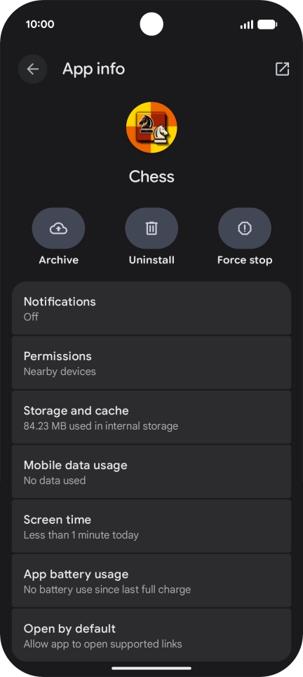 Press Storage and cache.