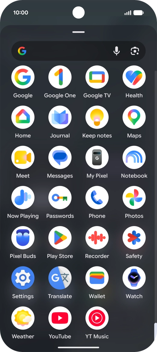 Press Play Store.