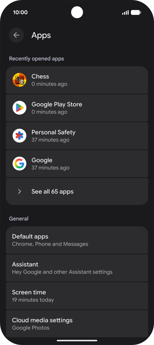 Press See all apps.