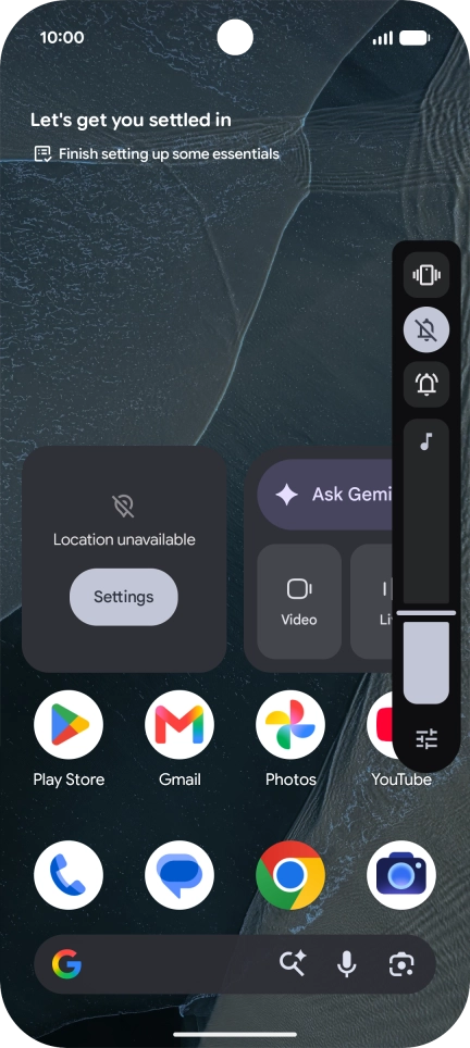 Press the sound icon to turn off the function.