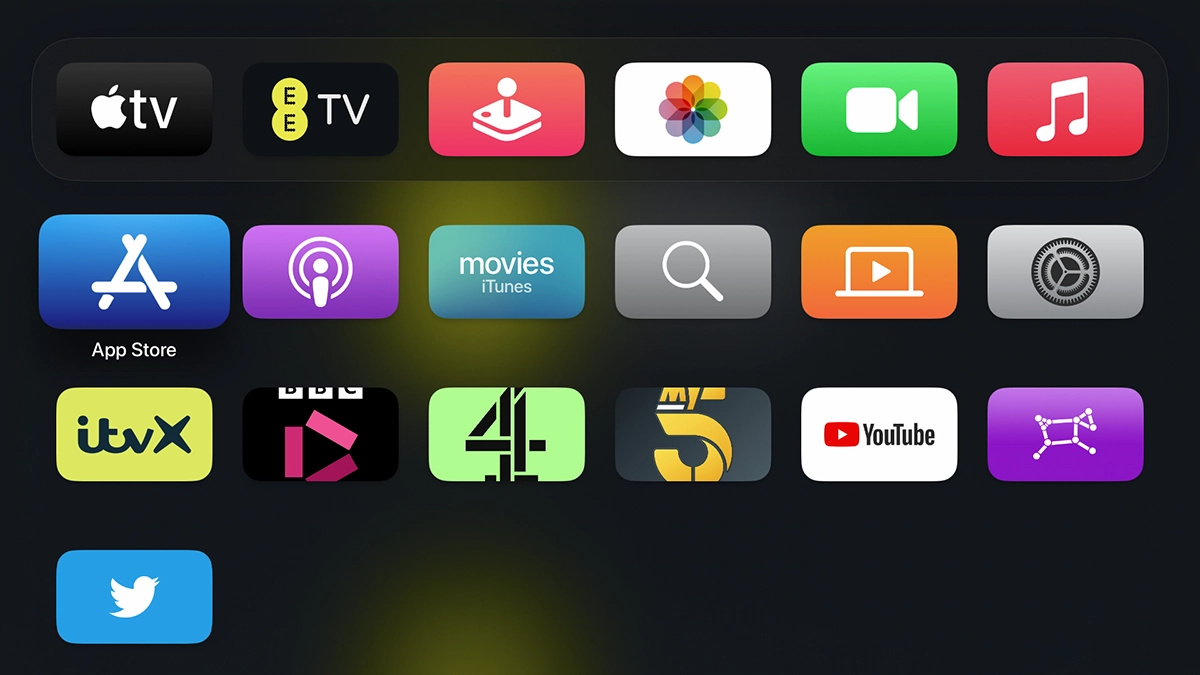 Highlight App Store.