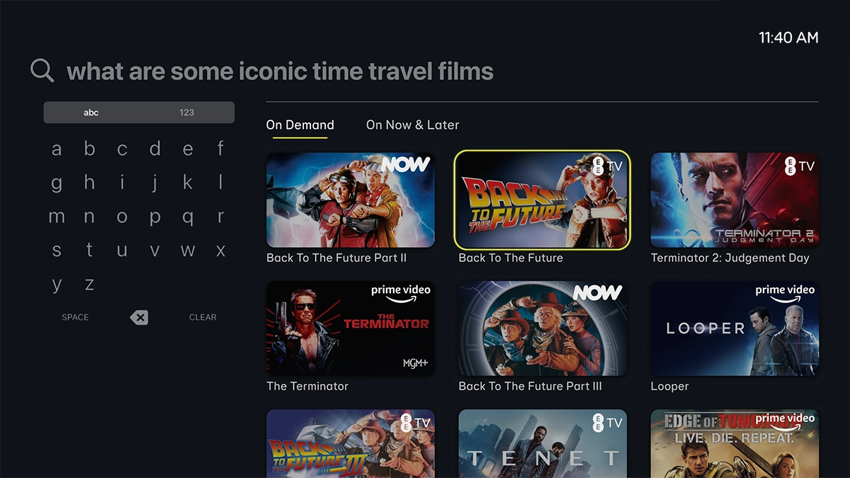Highlight the required title.