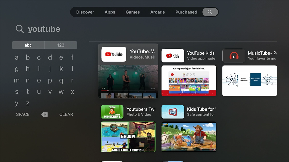 Highlight the required app.