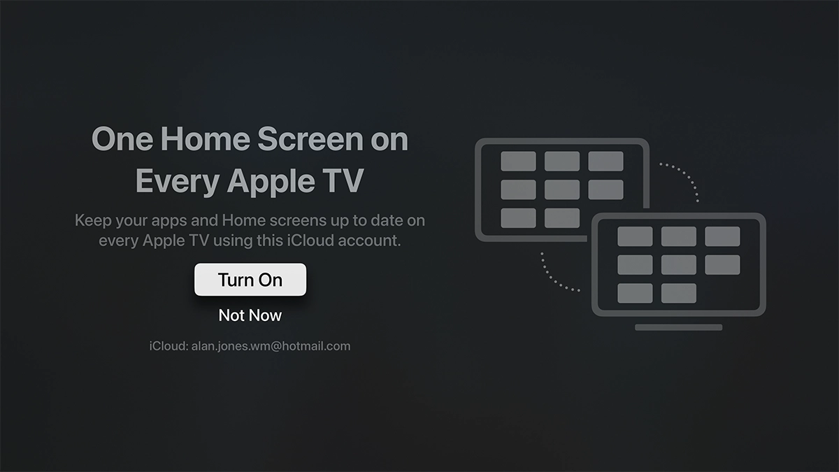 Highlight the required setting.