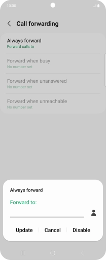 Press Disable.