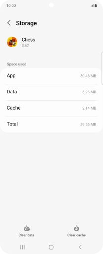 Press Clear cache.
