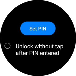 Press Set PIN.