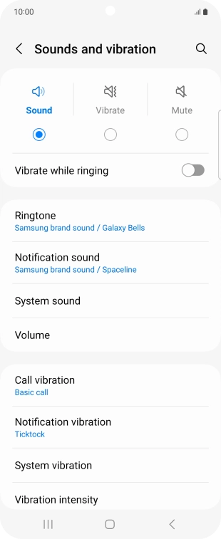 Press Ringtone.