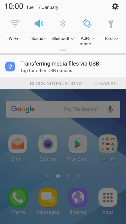to new pass transfer samsung phone up A5 for your Samsung Set internet   phone (2017) Galaxy