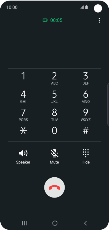 Call voicemail - Samsung Galaxy S10e - Optus