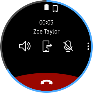 answer calls on samsung galaxy watch